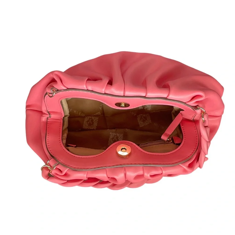 Anne Klein Satchel / Crossbody Purse - Pink